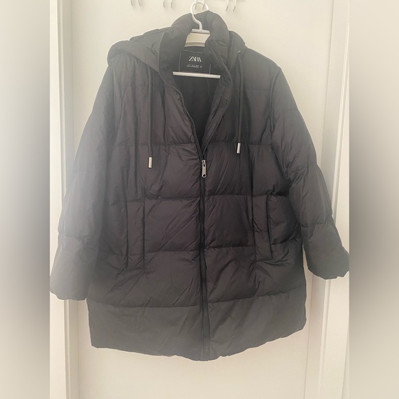 Zara Hooded Puffer Jacket with Water and Wind Protection - Picture 5 of 6